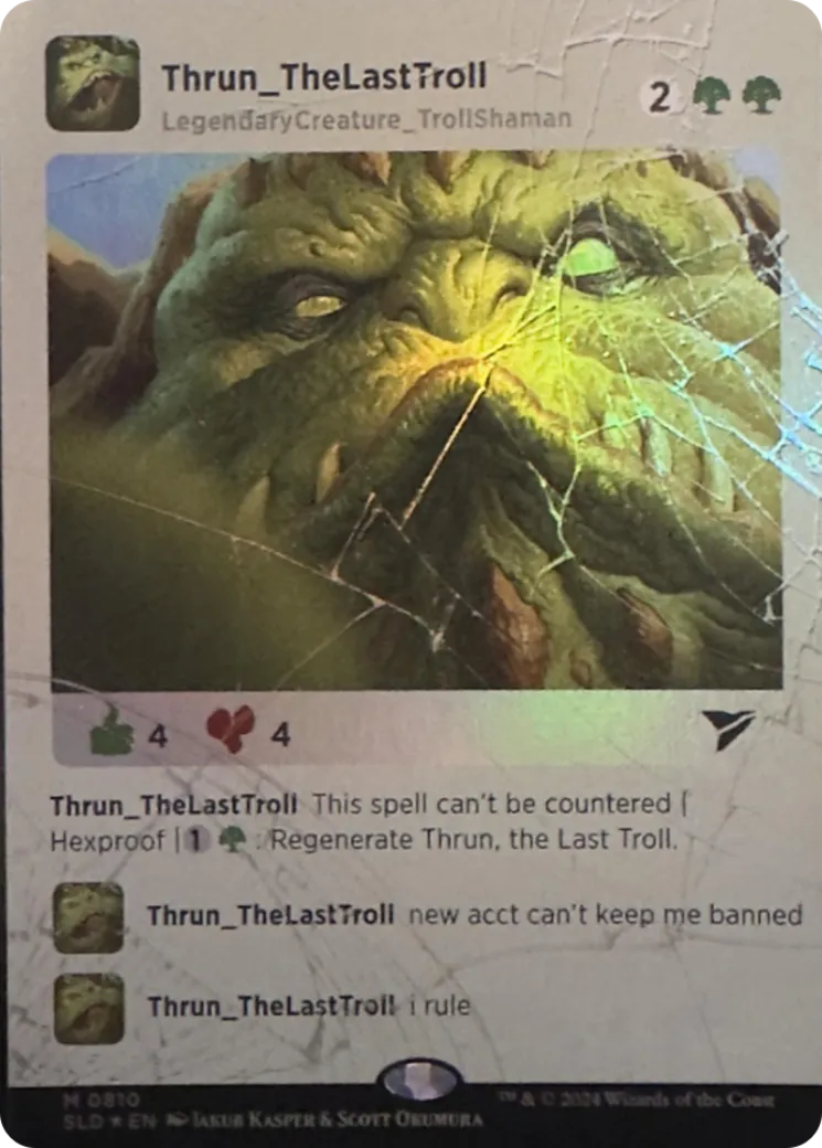 Thrun, the Last Troll — Secret Lair Drop — Magic: The Gathering