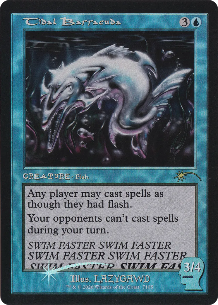 Barracuda des marées — Secret Lair Drop — Magic: The Gathering