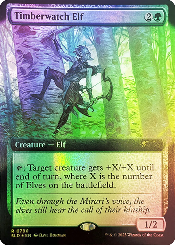 Timberwatch Elf — Secret Lair Drop — Magic: The Gathering