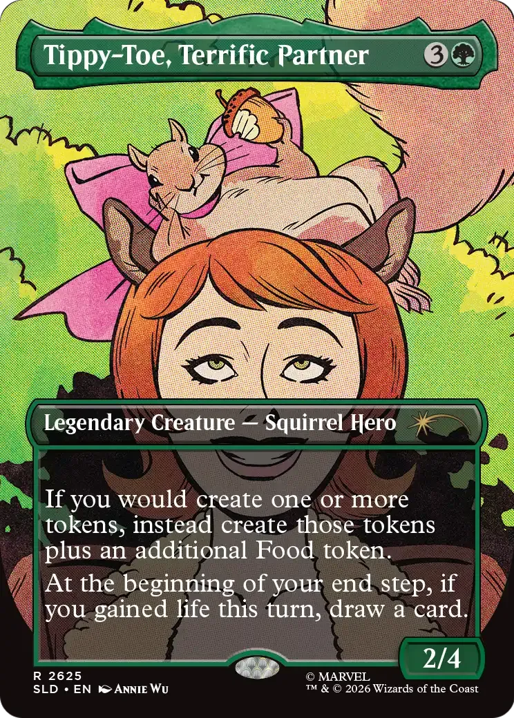 Tippy-Toe, Terrific Partner — Secret Lair Drop — Magic: The Gathering