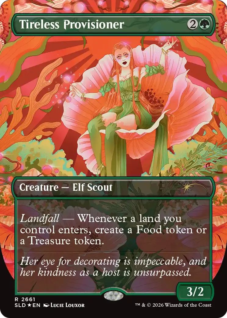Tireless Provisioner — Secret Lair Drop — Magic: The Gathering
