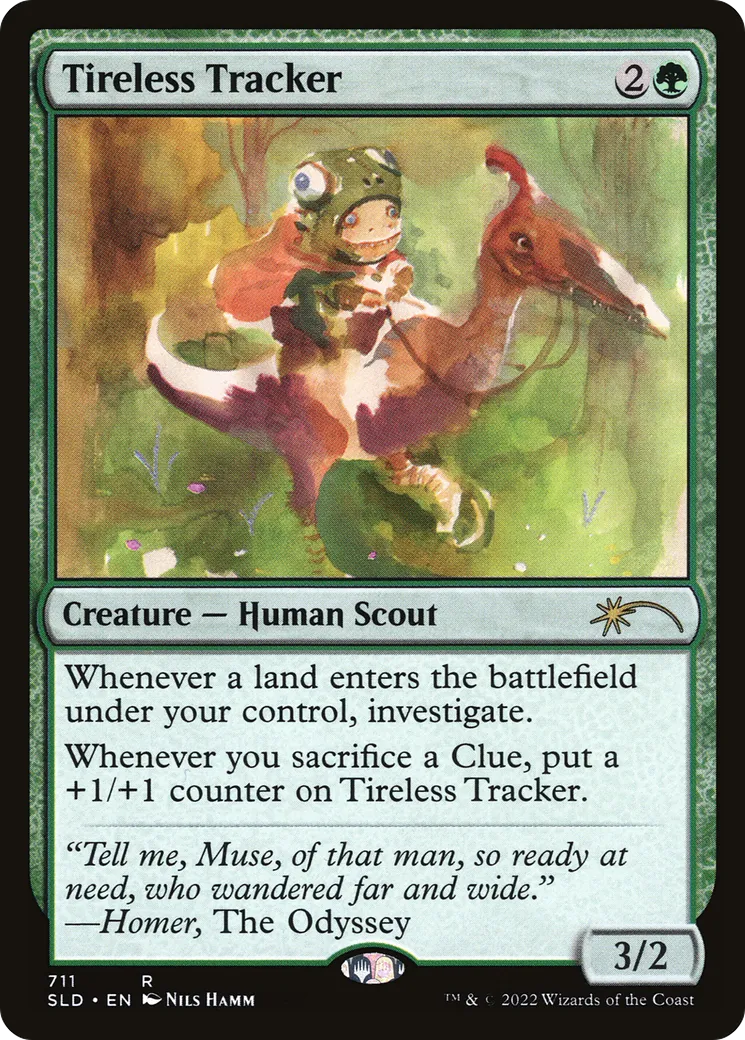 Tireless Tracker — Secret Lair Drop — Magic: The Gathering