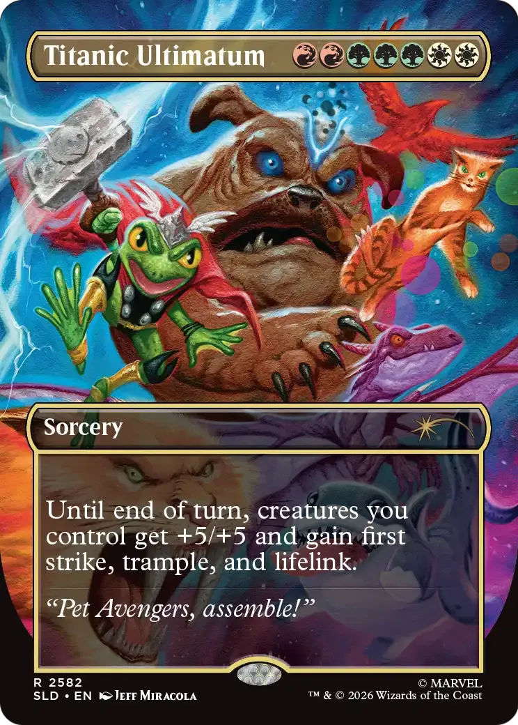 Ultimatum titanesque — Secret Lair Drop — Magic: The Gathering