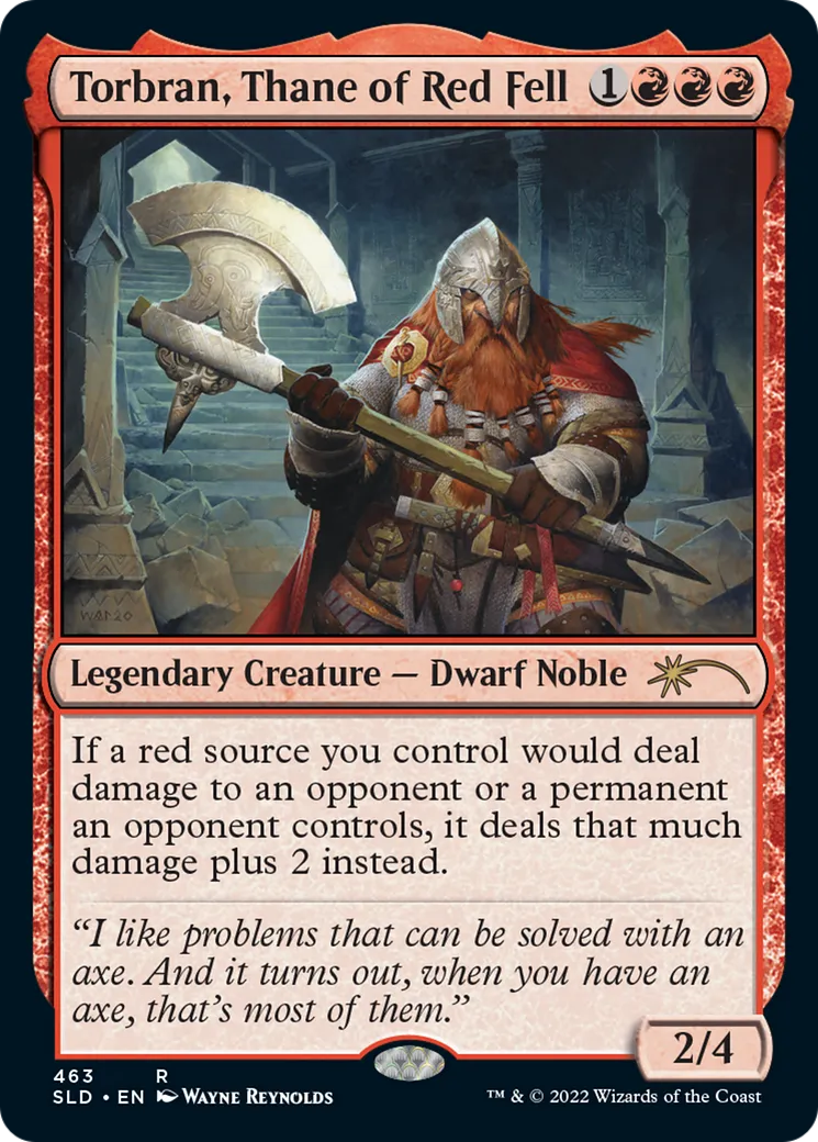 Torbran, Thane of Red Fell — Secret Lair Drop — Magic: The Gathering
