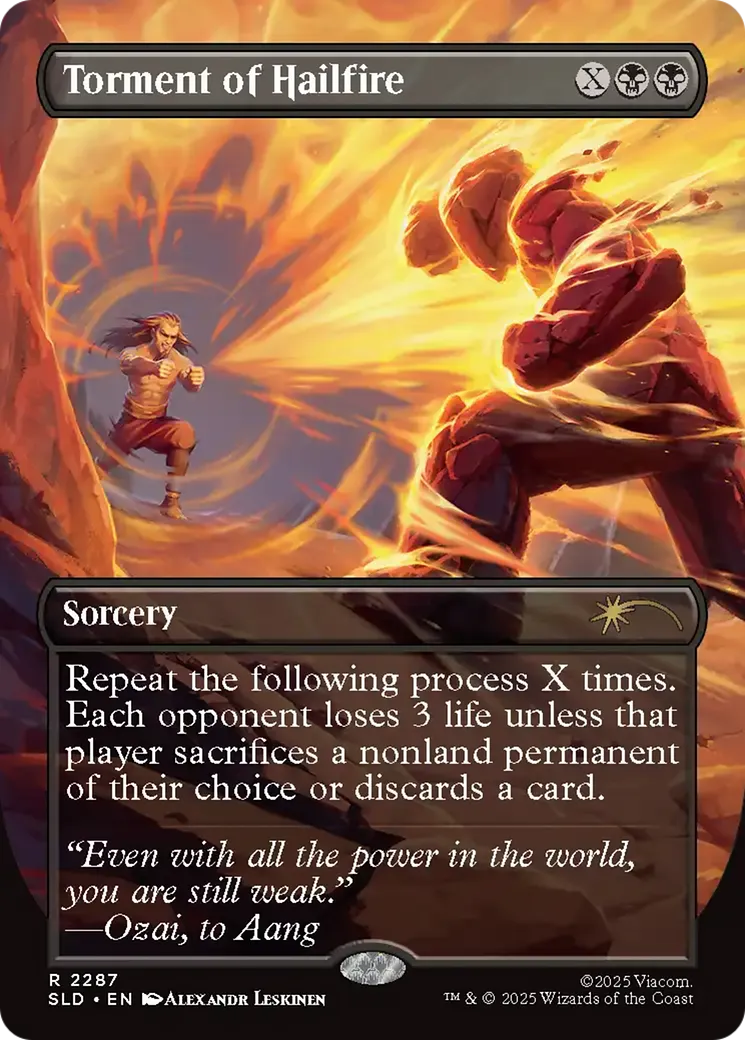 Tourment de grêle de feu — Secret Lair Drop — Magic: The Gathering
