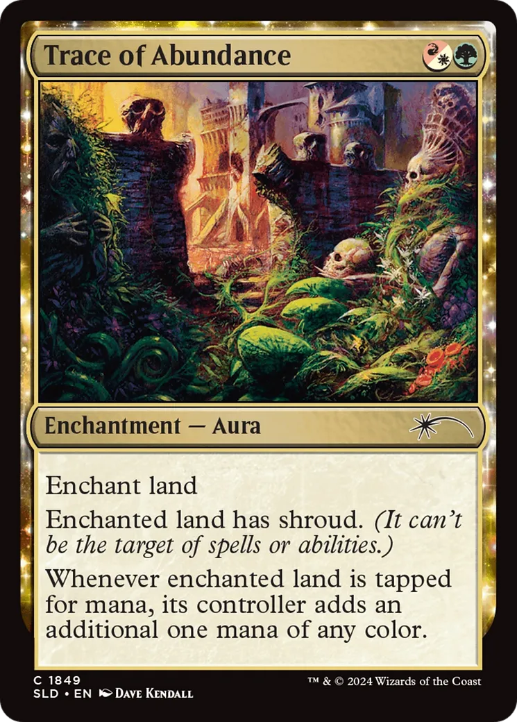 Trace of Abundance — Secret Lair Drop — Magic: The Gathering