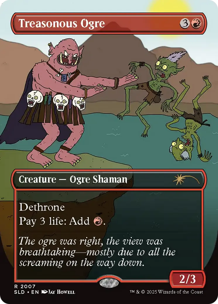 Treasonous Ogre — Secret Lair Drop — Magic: The Gathering