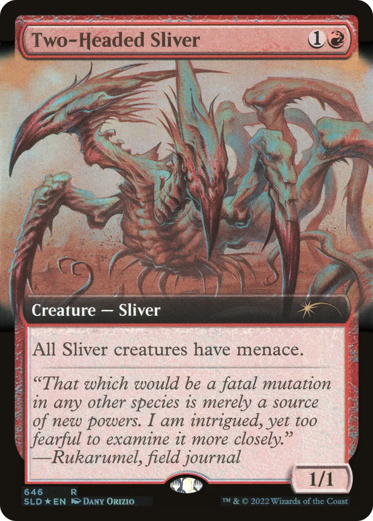 Two-Headed Sliver — Secret Lair Drop — Magic: The Gathering