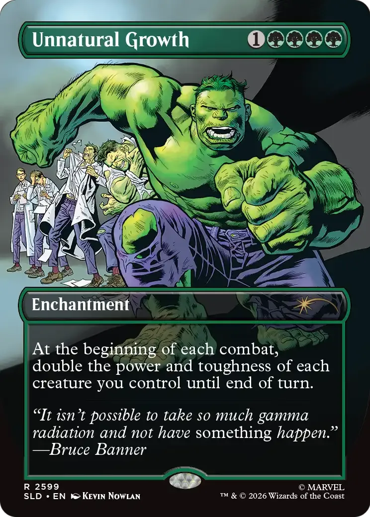 Unnatural Growth — Secret Lair Drop — Magic: The Gathering