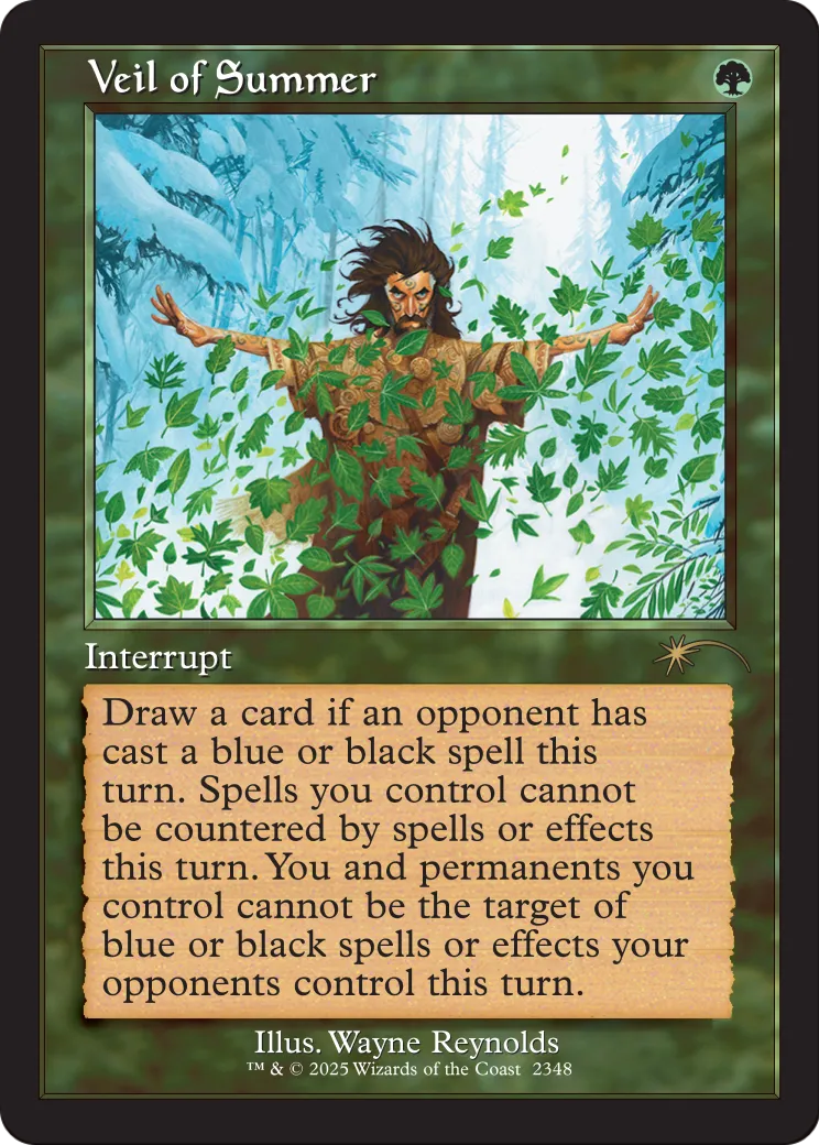 Veil of Summer — Secret Lair Drop — Magic: The Gathering