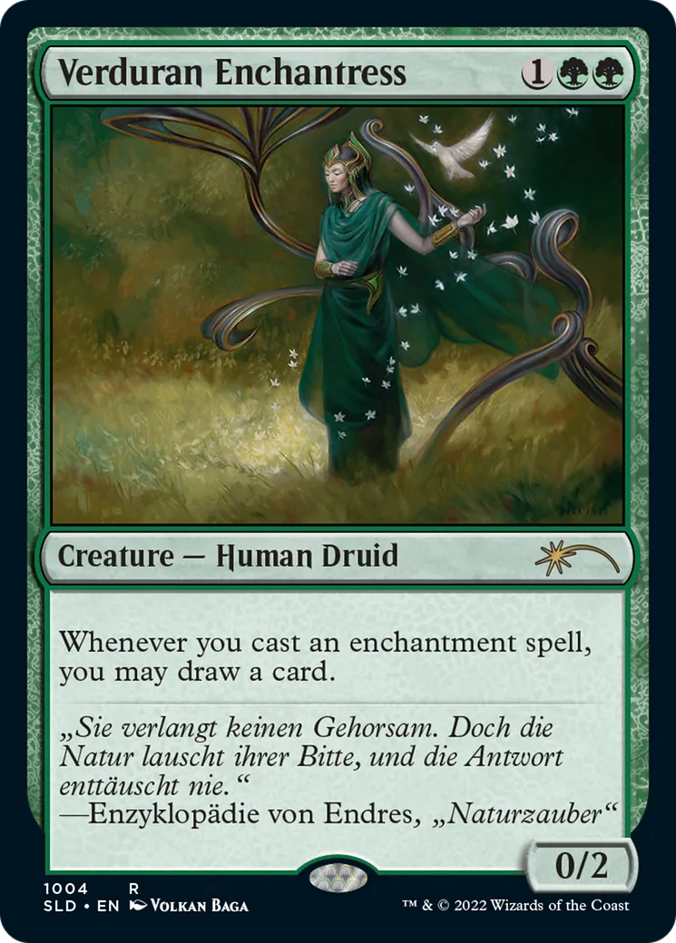 Verduran Enchantress — Secret Lair Drop — Magic: The Gathering