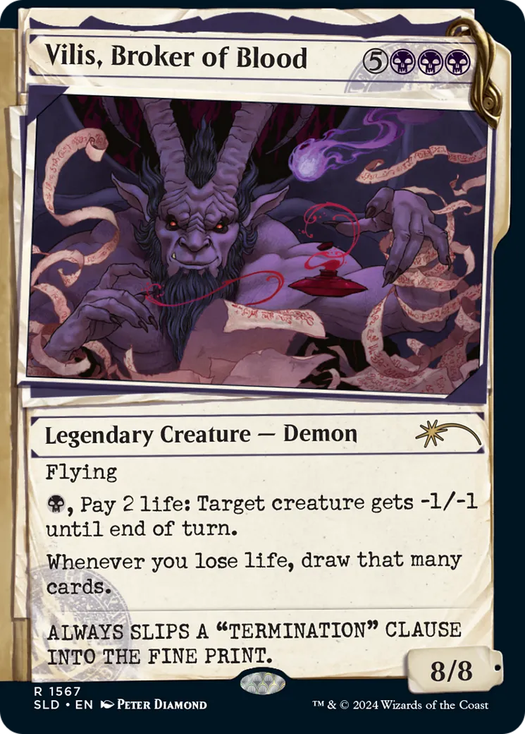 Vilis, Broker of Blood — Secret Lair Drop — Magic: The Gathering