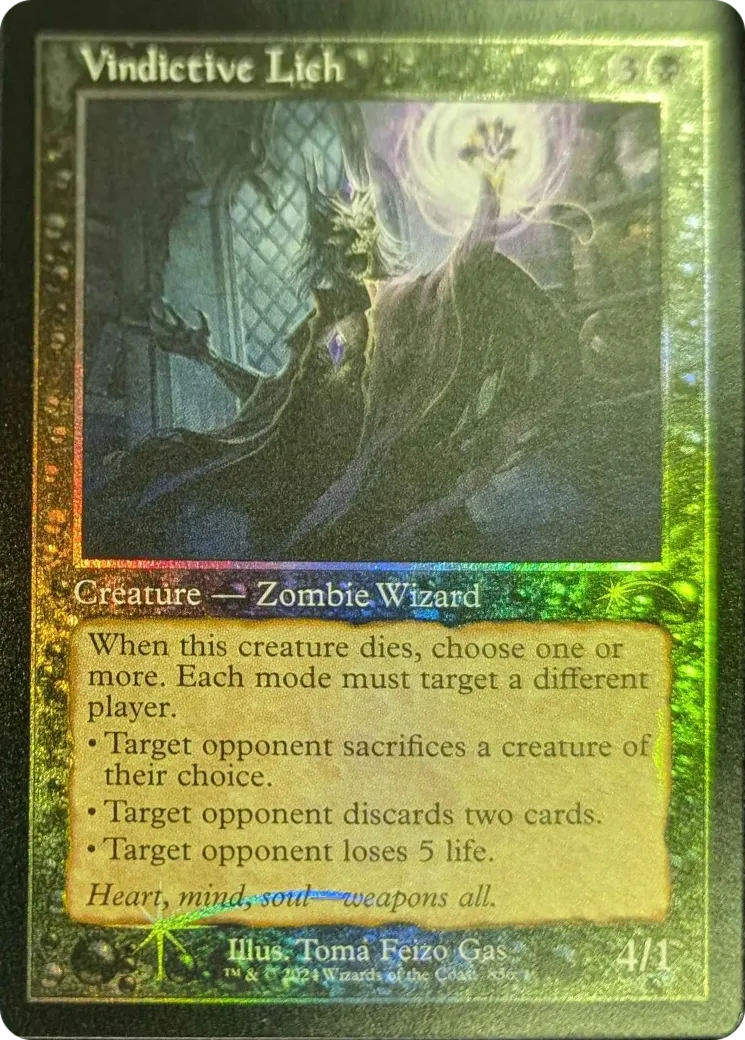 Vindictive Lich — Secret Lair Drop — Magic: The Gathering