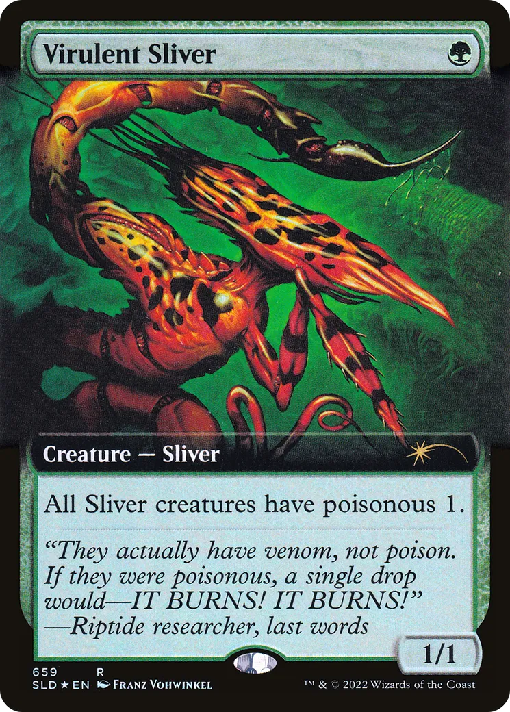 Virulent Sliver — Secret Lair Drop — Magic: The Gathering