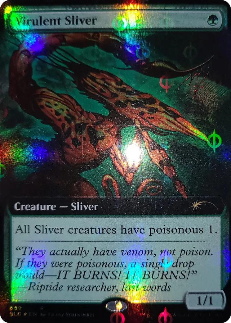 Virulent Sliver — Secret Lair Drop — Magic: The Gathering