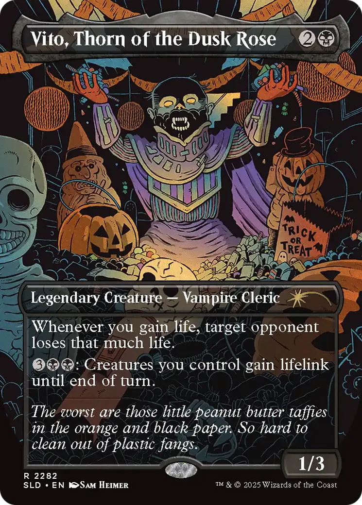 Vito, Thorn of the Dusk Rose — Secret Lair Drop — Magic: The Gathering