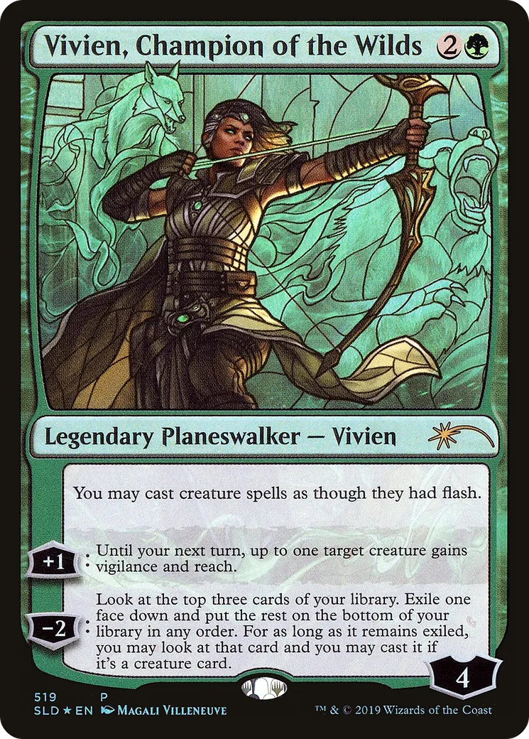 Vivien, Champion of the Wilds — Secret Lair Drop — Magic: The Gathering