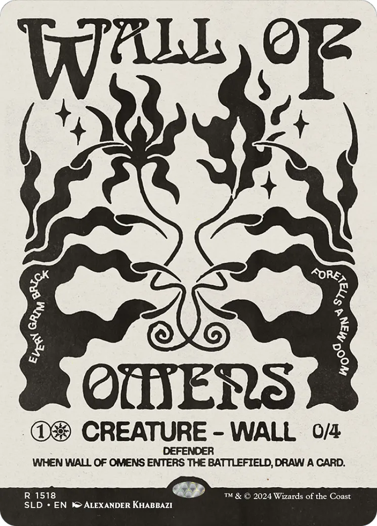 Wall of Omens — Secret Lair Drop — Magic: The Gathering