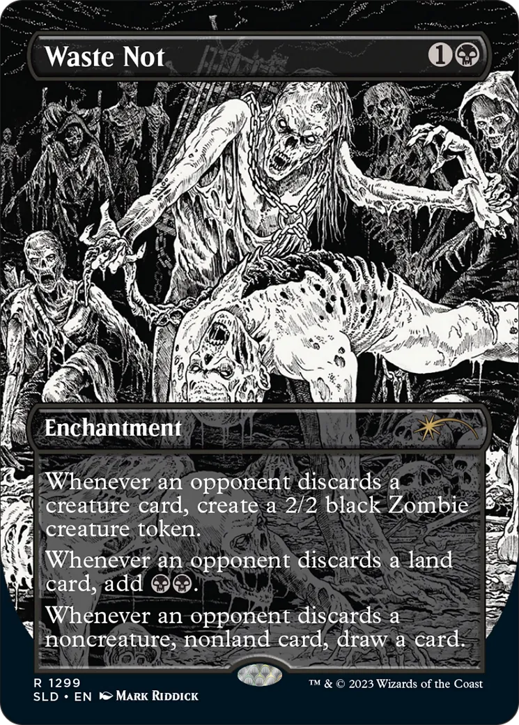 Waste Not — Secret Lair Drop — Magic: The Gathering