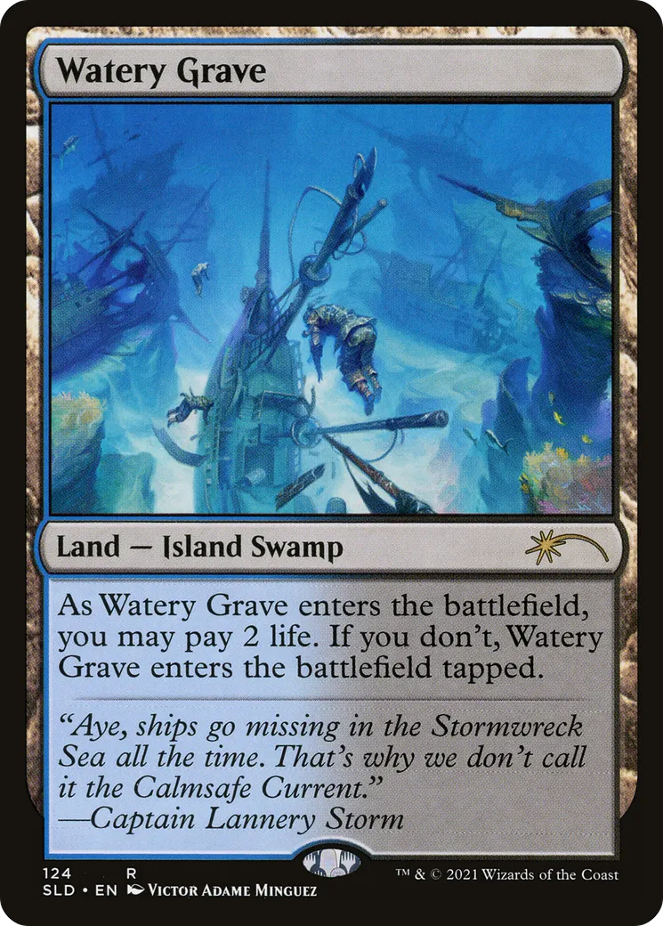 Watery Grave — Secret Lair Drop — Magic: The Gathering