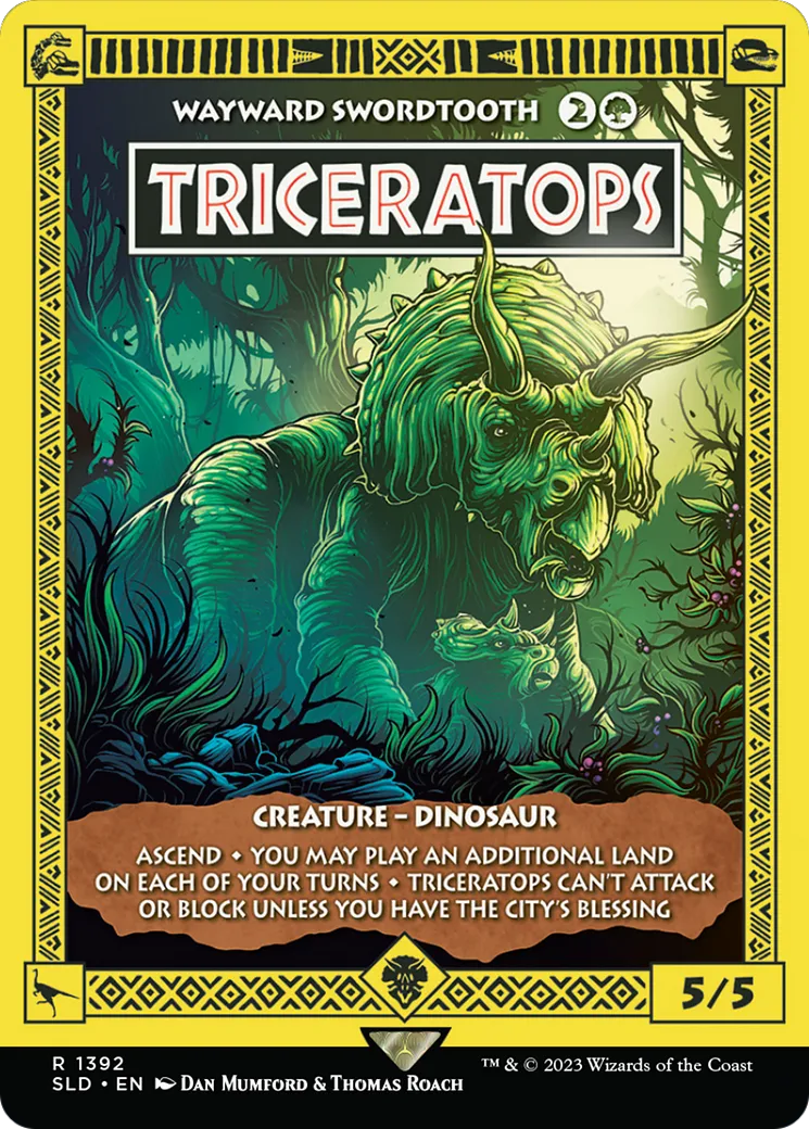 Wayward Swordtooth — Secret Lair Drop — Magic: The Gathering