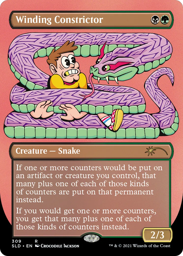 Boa sinueux — Secret Lair Drop — Magic: The Gathering
