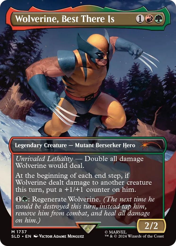 Wolverine, Best There Is — Secret Lair Drop — Magic: The Gathering