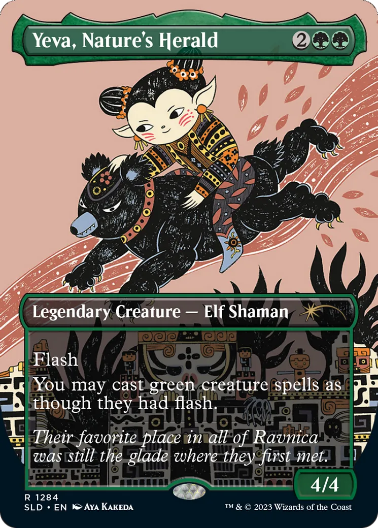 Yeva, Nature's Herald — Secret Lair Drop — Magic: The Gathering