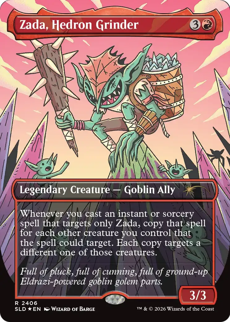 Zada, Hedron Grinder — Secret Lair Drop — Magic: The Gathering