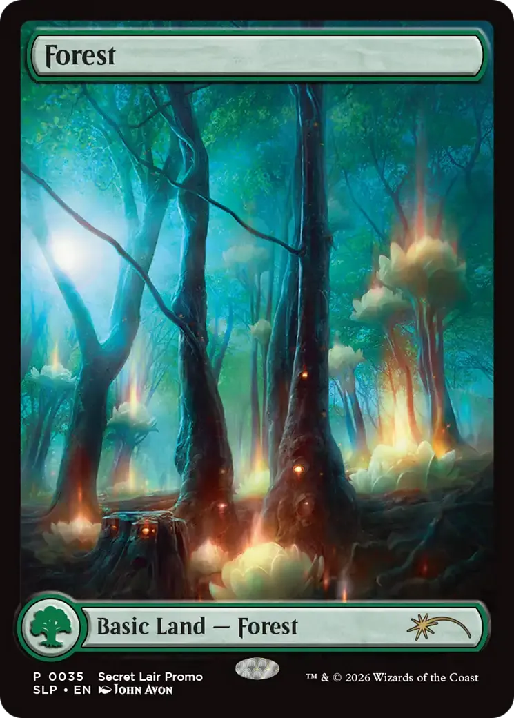 Forest — Secret Lair Promo — Magic: The Gathering