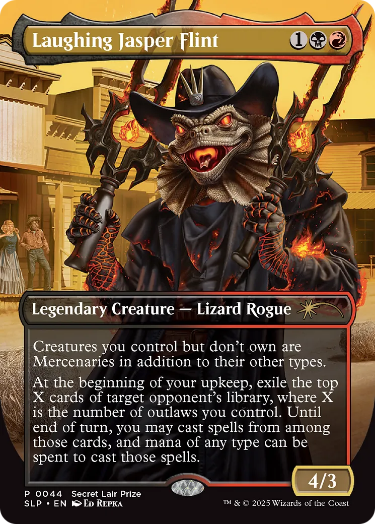 Laughing Jasper Flint — Secret Lair Promo — Magic: The Gathering