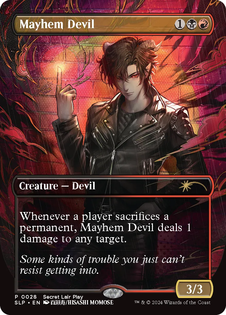 Mayhem Devil — Secret Lair Promo — Magic: The Gathering