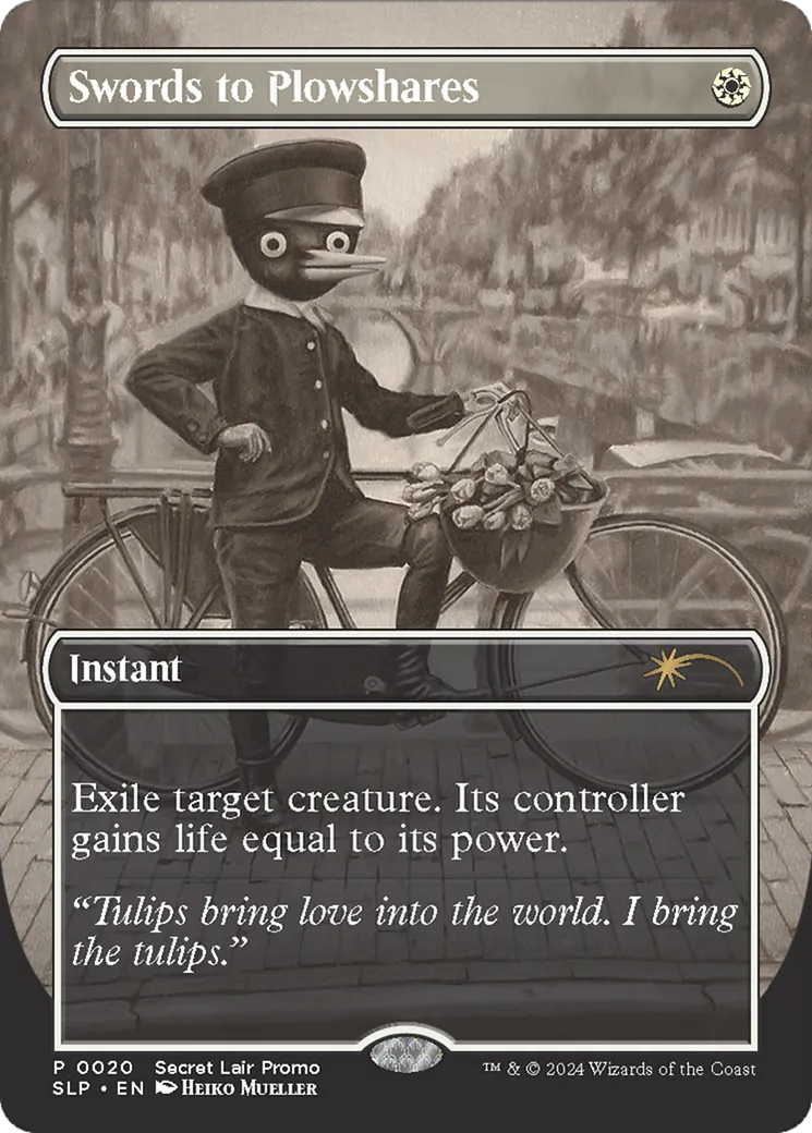 Swords to Plowshares — Secret Lair Promo — Magic: The Gathering