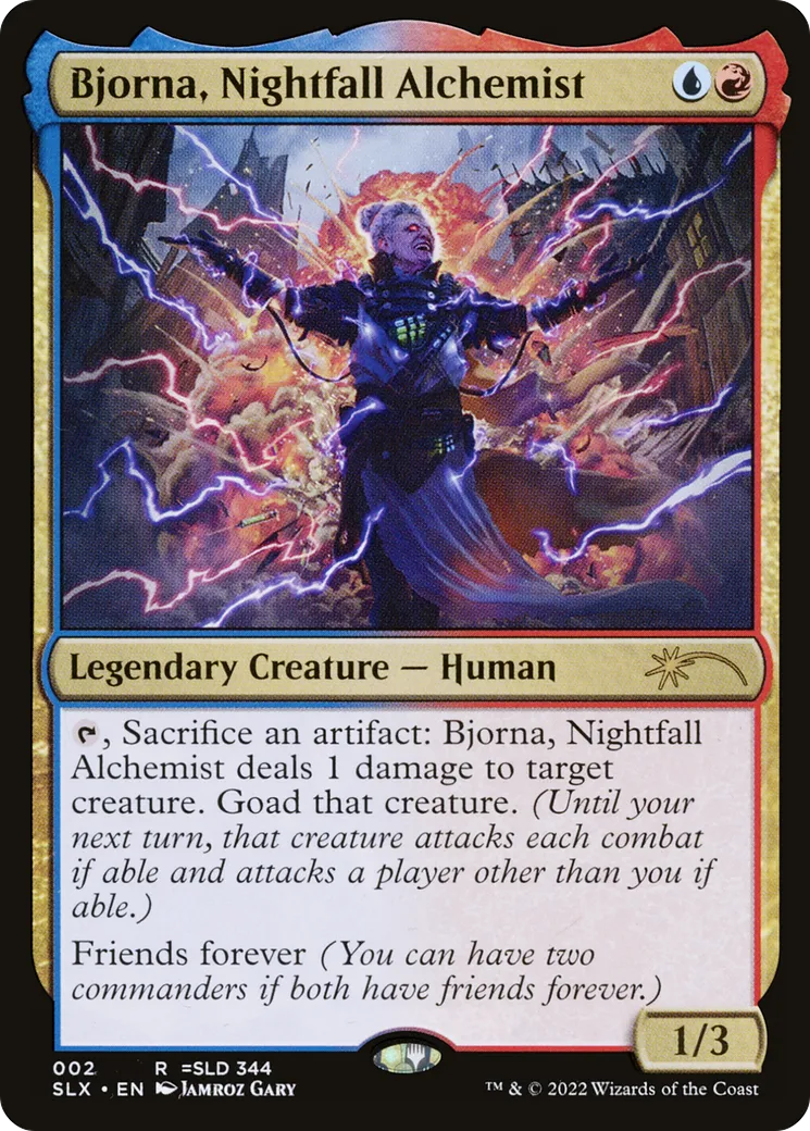 Bjorna, Nightfall Alchemist — Universes Within — Magic: The Gathering