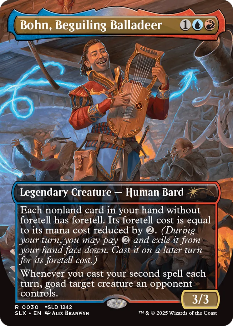 Bohn, Beguiling Balladeer from Universes Within - Magic: The Gathering