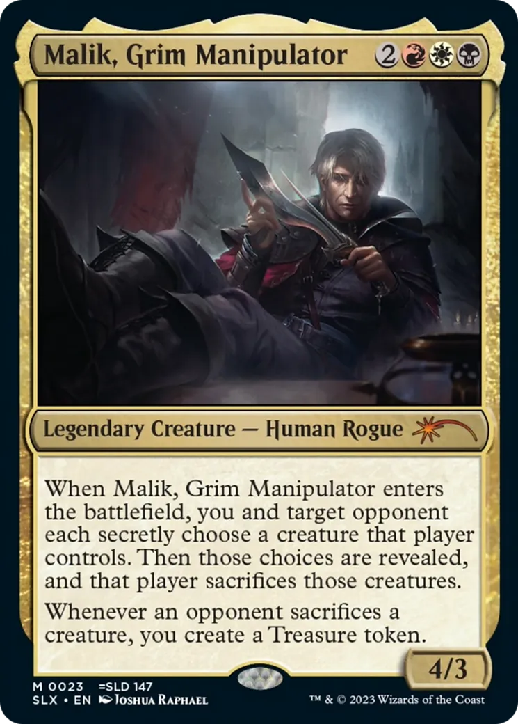 Malik, Grim Manipulator — Universes Within — Magic: The Gathering
