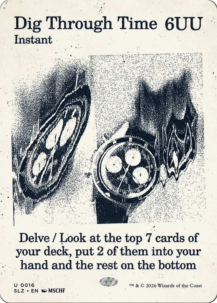 Dig Through Time — The Zeta Set — Magic: The Gathering
