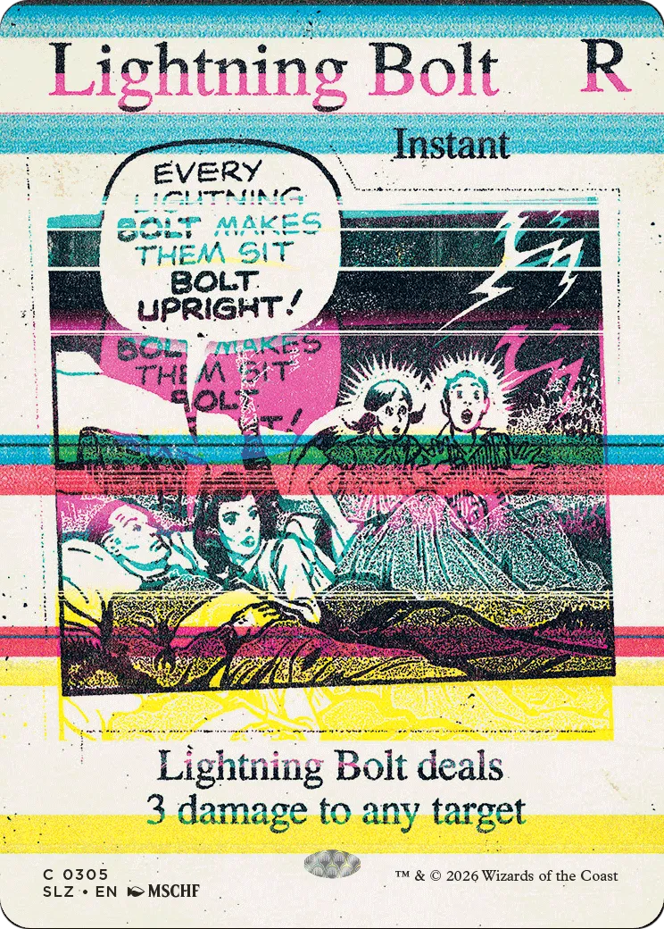 Lightning Bolt — The Zeta Set — Magic: The Gathering