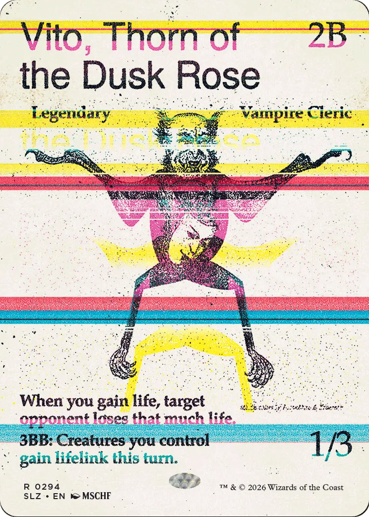 Vito, Épine de la Rose du crépuscule — The Zeta Set — Magic: The Gathering