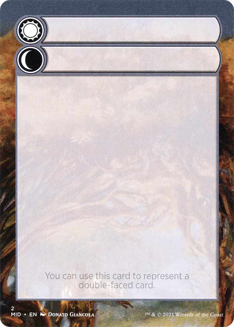 Double-Faced Substitute Card — Innistrad: Midnight Hunt Substitute Cards — Magic: The Gathering