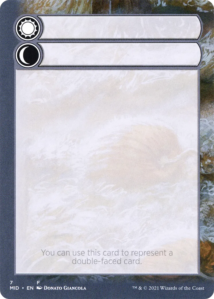 Double-Faced Substitute Card — Innistrad: Midnight Hunt Substitute Cards — Magic: The Gathering