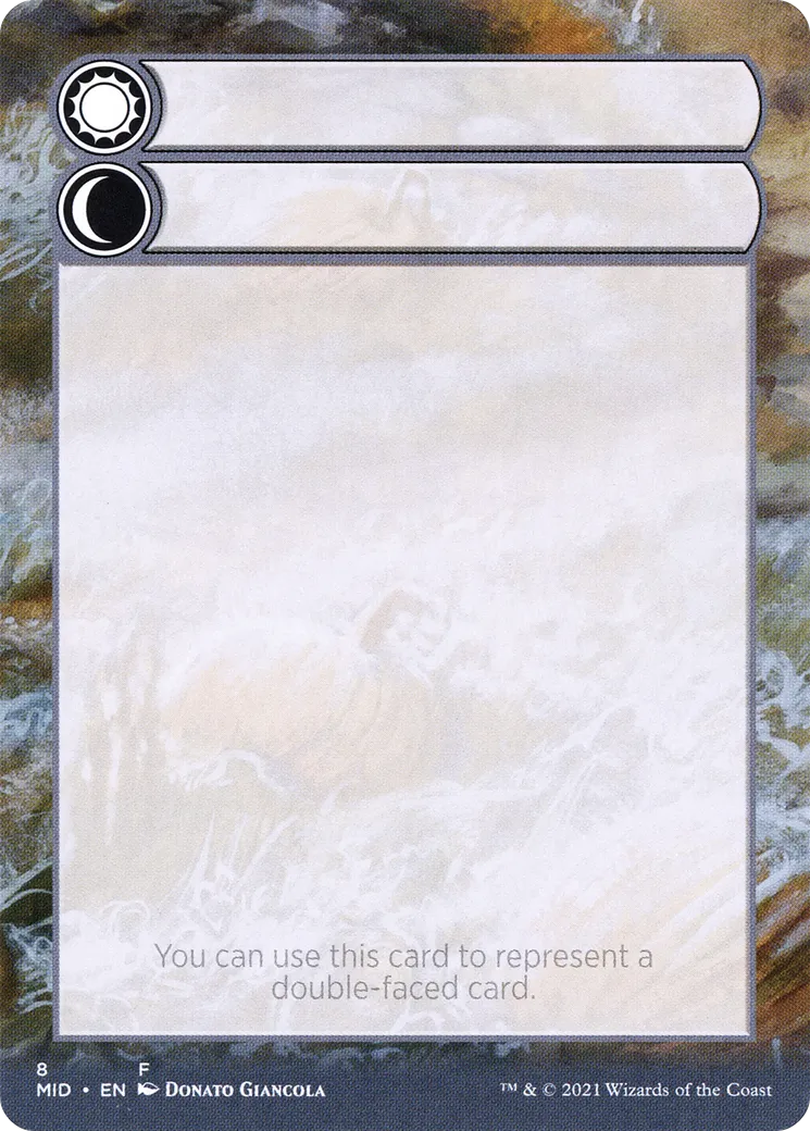Double-Faced Substitute Card — Innistrad: Midnight Hunt Substitute Cards — Magic: The Gathering