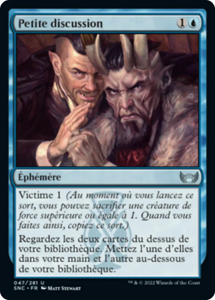 Petite discussion — Streets of New Capenna — Magic: The Gathering