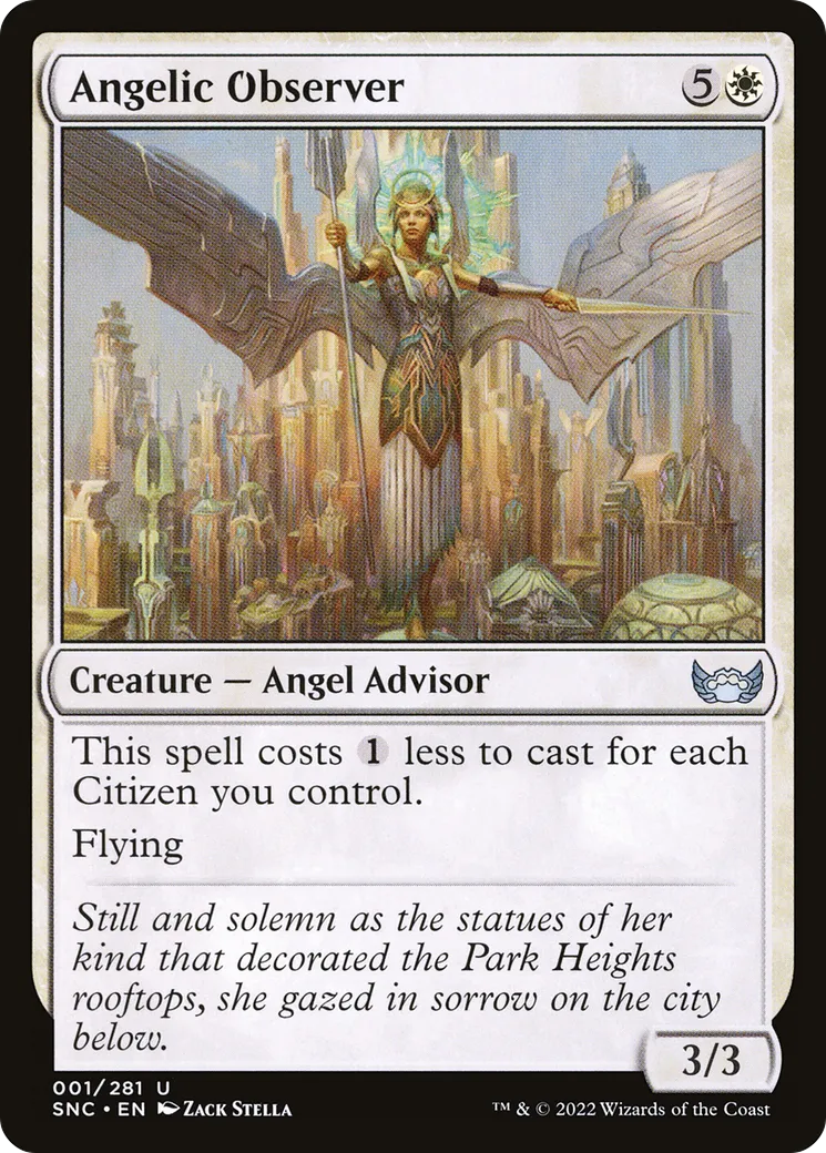 Observatrice angélique — Streets of New Capenna — Magic: The Gathering