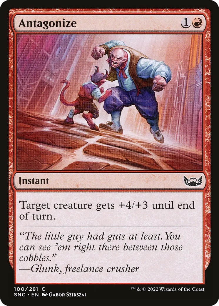 Antagonize — Streets of New Capenna — Magic: The Gathering