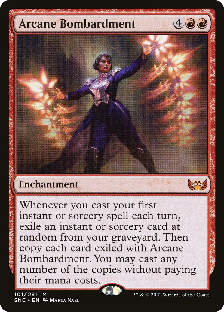 Bombardement ésotérique — Streets of New Capenna — Magic: The Gathering