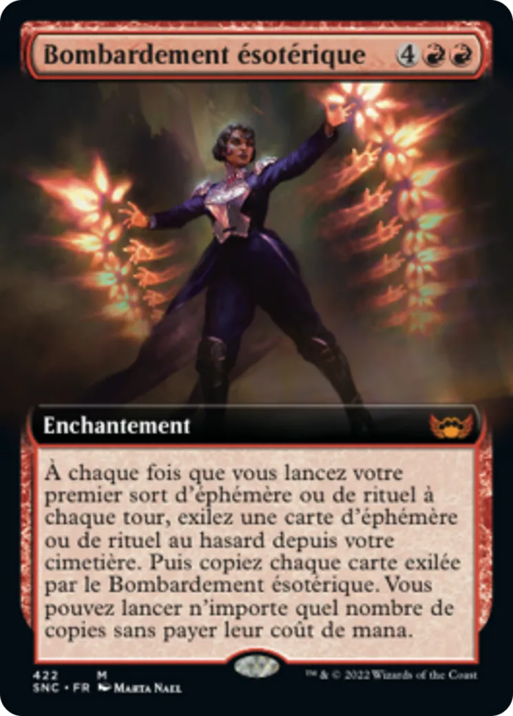 Bombardement ésotérique — Streets of New Capenna — Magic: The Gathering
