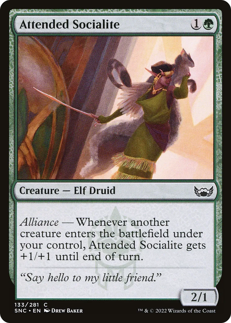 Attended Socialite — Streets of New Capenna — Magic: The Gathering