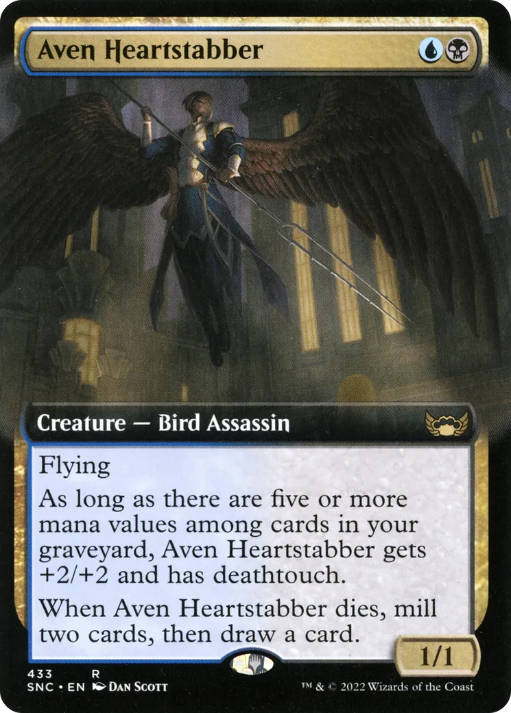 Aven Heartstabber from Streets of New Capenna - Magic: The Gathering