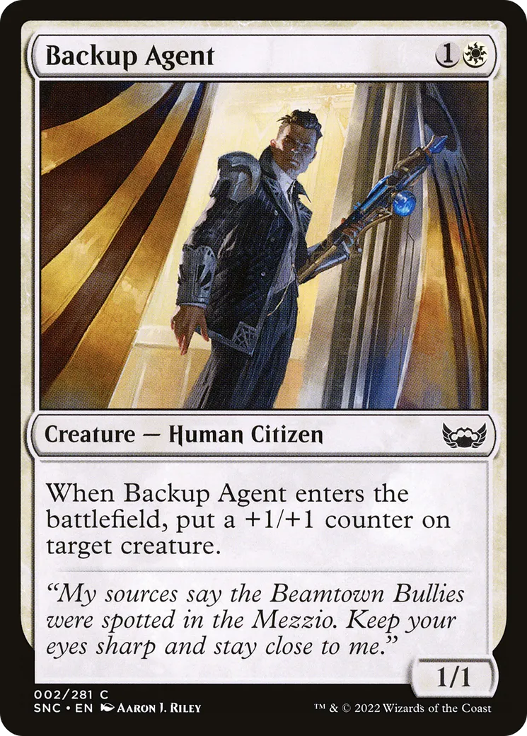 Agent de renfort — Streets of New Capenna — Magic: The Gathering